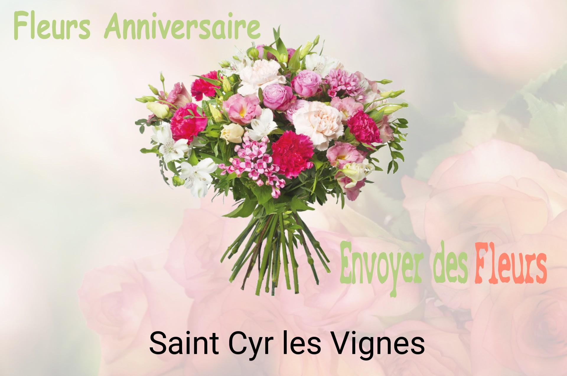 Bouquet de fleurs d’anniversaire livré à Saint-Cyr-les-Vignes