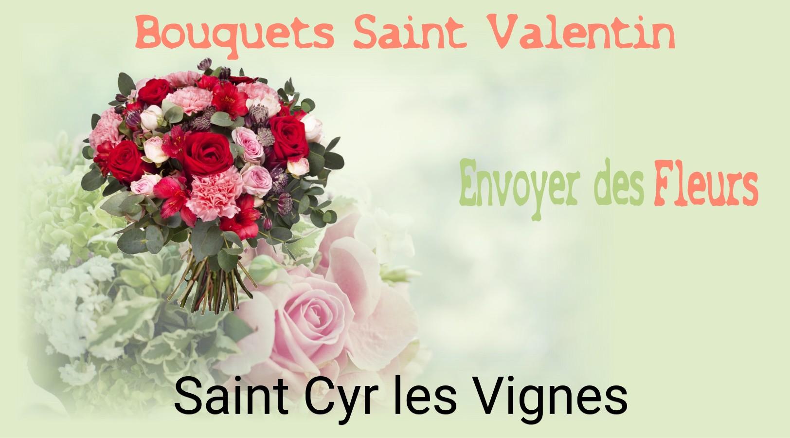 Roses de Saint-Valentin livrées à Saint-Cyr-les-Vignes